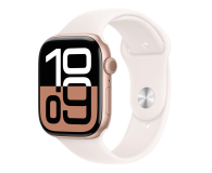 Apple Watch 10 42/Różowe Aluminum/RóżowyPasek Sportowy S/M GPS - 1278087 - zdjęcie 1